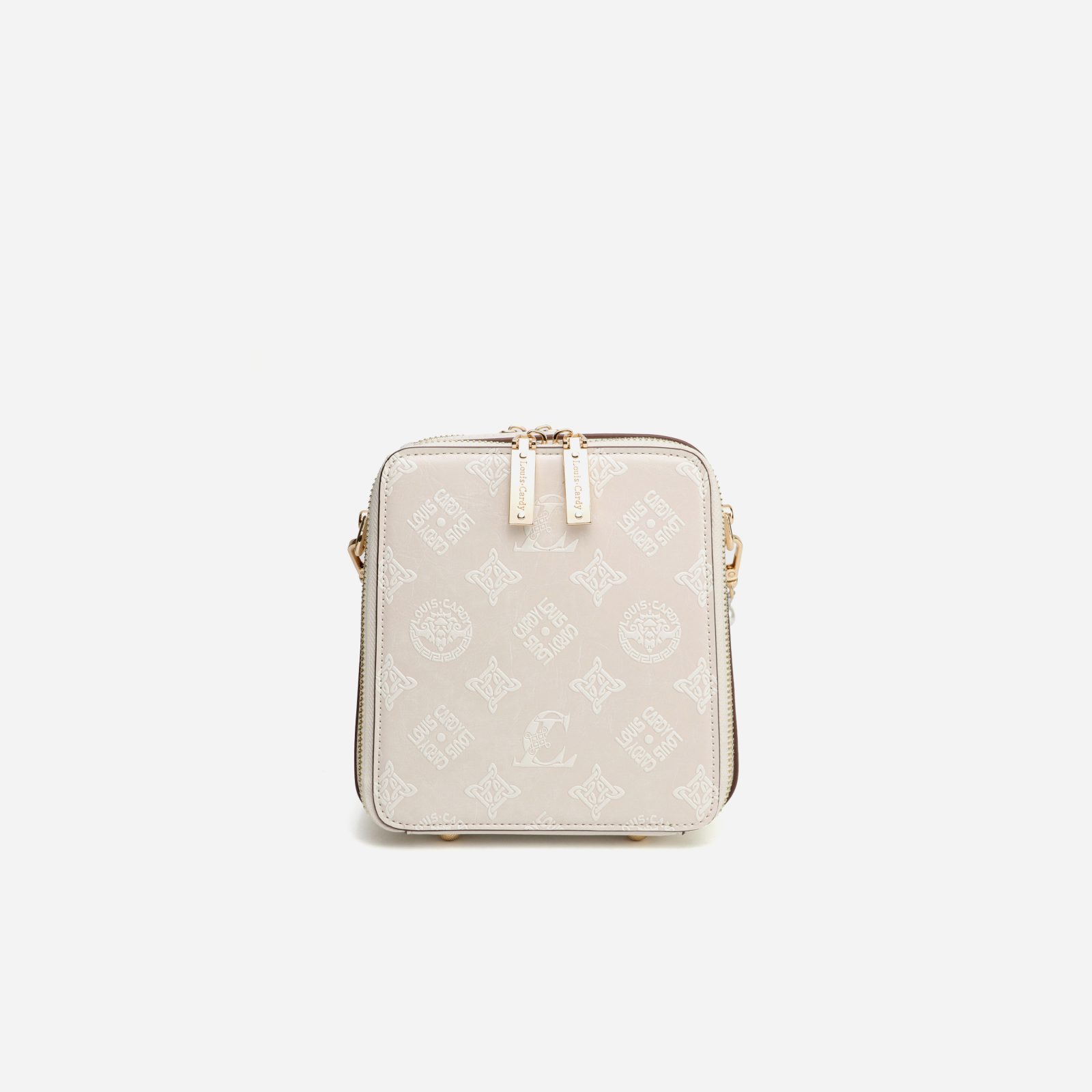 LC 浮雕压纹monogram珠光方包香水包 - 图片 3
